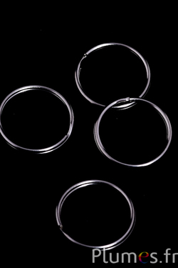 Anelli di joinction - diam. 5 mm - argentato nero